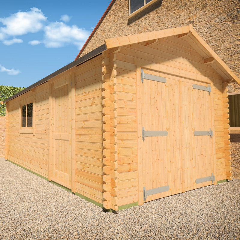 Tiger Sheds Malayan 10 x 16 Ft. Tongue and Groove Log Cabin Wayfair.co.uk